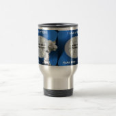 Love Babci Rose chiot Polonais Grand-mère Mug (Centre)