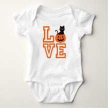 Love Baby Halloween Baby Bodysuit