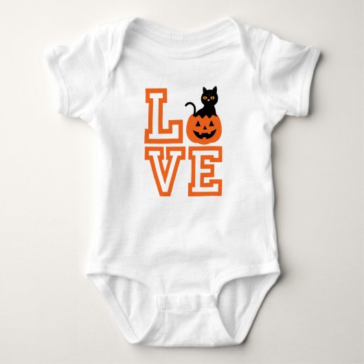 Love Baby Halloween Baby Bodysuit (Voorkant)