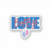 Love Baby Minimal Sticker (Devant)