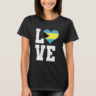 Love Bahamas Bahamian Vacation Dress T-shirt