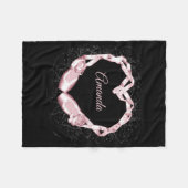 Love Ballet (Persoonlijk) Fleece Deken (Voorkant (Horizontaal))