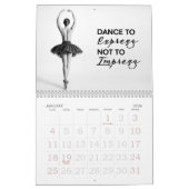 Love Ballet Photo Wall Calendrier (Jan 2026)