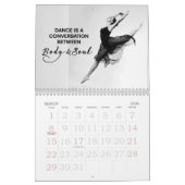 Love Ballet Photo Wall Calendrier (Mar 2026)