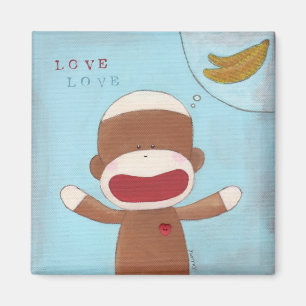 Love & Bananas Magnet Magneet