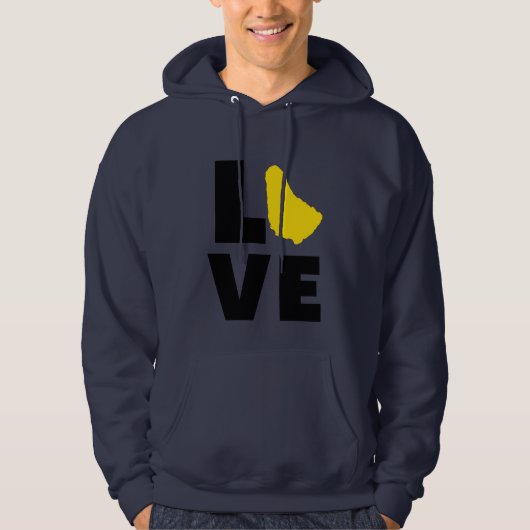 Love Barbados Sweat - shirt à capuche (Devant)