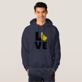 Love Barbados Sweat - shirt à capuche (Devant entier)