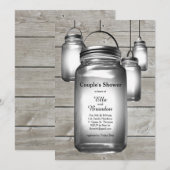 Love Barn Weddings Couple's Shower Invitation Kaart (Voorkant / Achterkant)