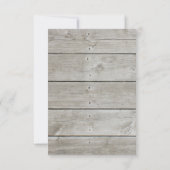 Love Barn Weddings RSVP Kaartje (Achterkant)