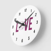 Love Baseball Wall klok (Hoek)