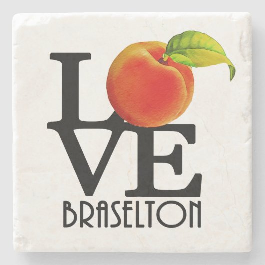 LOVE Baselton Georgia Stenen Onderzetter (Voorkant)