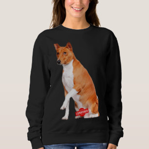 Love Basenji Dog mama Dad Puppy Cute Pet Valentijn Trui