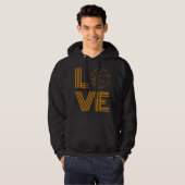 Love Basketbal Gift Hoodie (Voorkant volledig)