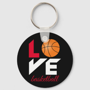 Love basketball sleutelhanger