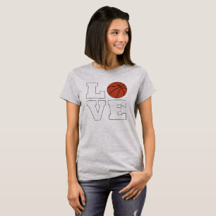LOVE Basketball Women's Basketball Player T-shirt