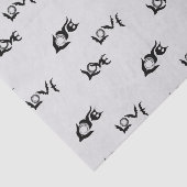 Love Bats & Love Doves Tissuepapier (Detail)