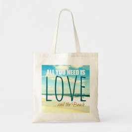 Love Beach Photo Bag Tote Bag