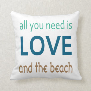 Love & Beach Pillow Kussen