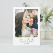Love & Bedankt 2 Photo Script Weddenschap Bedankt (Staand voorkant)