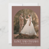 Love Bedankt Arch Photo Boho Wedding Bedankt (Voorkant)