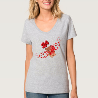 Love Beer & Infinity Rozen T-shirt voor koppels