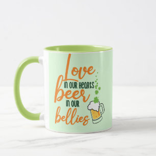 Love & Beer St. Patrick's Day Fun-61146 Hoodie Mok