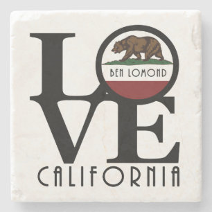 LOVE Ben Lomond Californië Stenen Onderzetter