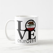 LOVE Berkeley California 11oz Koffiemok (Links)