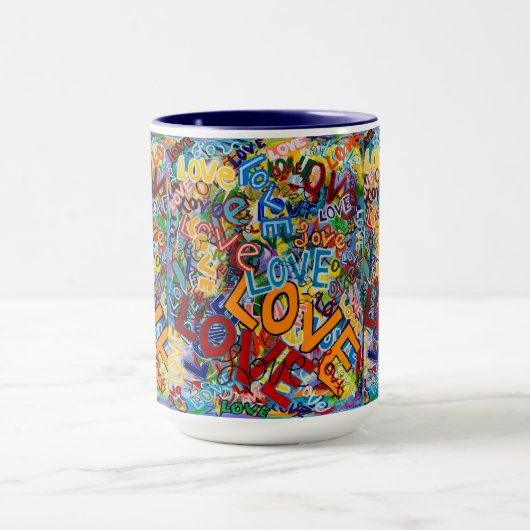 "Love" Beverage Mok (Midden)