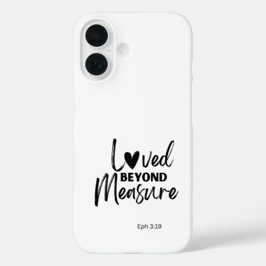 Love beyond measure Eph 3:19 Case-Mate iPhone Case (Achterkant)