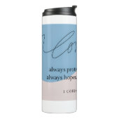 Love Bible Verse Thermosbeker (Gedraaid links)
