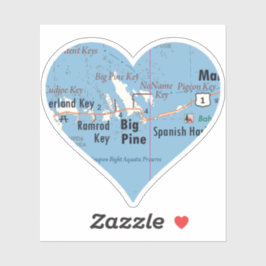 Love Big Pine Key Sticker