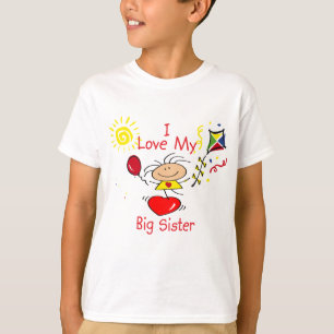 Love Big Stick Figuur Girl T-shirt