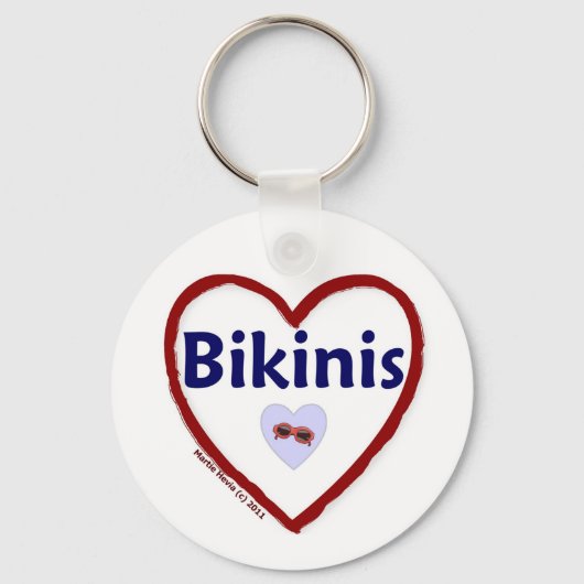 Love Bikini's Sleutelhanger (Voorkant)
