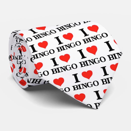 Love Bingo Stropdas (Opgerold)