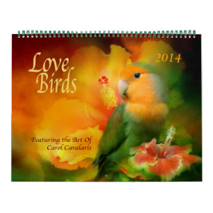 Love Bird Art Calendar 2014 Kalender
