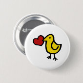 Love Bird Ronde Button 5,7 Cm (Voorkant /achterkant)