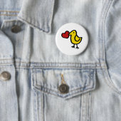 Love Bird Ronde Button 5,7 Cm (In situ)