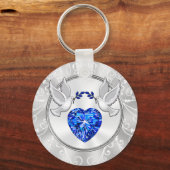 Love Bird Wedding Favors, Wedding Sleutelhanger Fa (Achterkant)