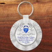 Love Bird Wedding Favors, Wedding Sleutelhanger Fa (Voorkant)