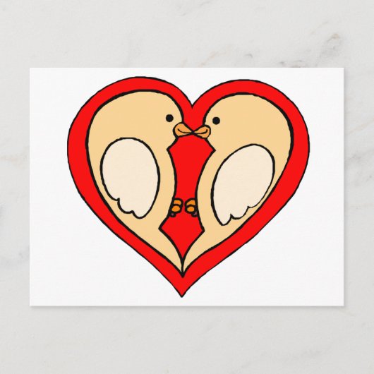 Love Birds Briefkaart (Voorkant)