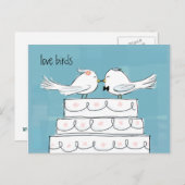 Love Birds Briefkaart (Voorkant / Achterkant)