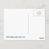 Love Birds Briefkaart (Achterkant)