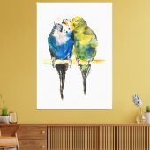Love Birds Canvas Afdruk (Insitu (Woonkamer))