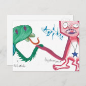 Love Birds Feestdagenkaart (Voorkant / Achterkant)