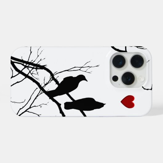 Love Birds Iphone Case (Verso Horizontal)