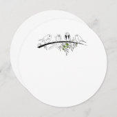 Love Birds Save The Date (Voorkant / Achterkant)