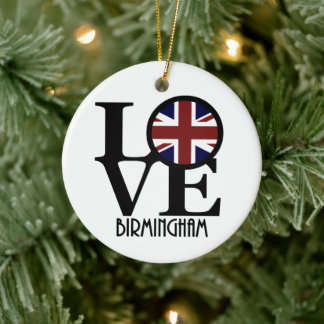 LOVE Birmingham Engeland Keramisch Ornament