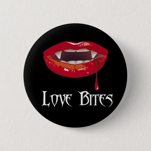Love Bites Ronde Button 5,7 Cm (Voorkant)
