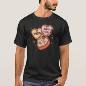 Love Bites, say Yes, XOXO - Valentijnsdag Graphi T-shirt (Voorkant)